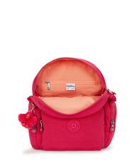 KIPLING CITY ZIP S Backpack with flap pink confetti - Women’s Bags - 6