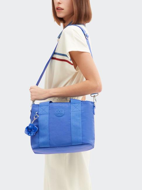 MINTA M Medium tote bag with shoulder strap havana blue - Women’s Bags