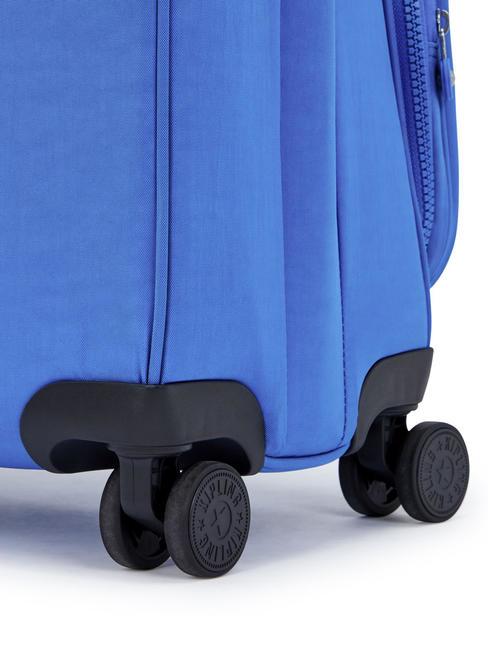 NEW YOURI SPIN M Medium size trolley havana blue - Semi-rigid Trolley Cases
