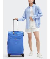 KIPLING NEW YOURI SPIN M Medium size trolley havana blue - Semi-rigid Trolley Cases - 7