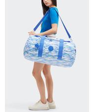 KIPLING ARGUS M Large duffel bag with shoulder strap diluted blue - Duffle bags - 6