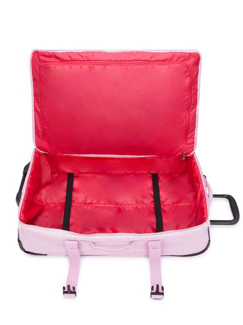 AVIANA M Medium size trolley blooming pink - Semi-rigid Trolley Cases