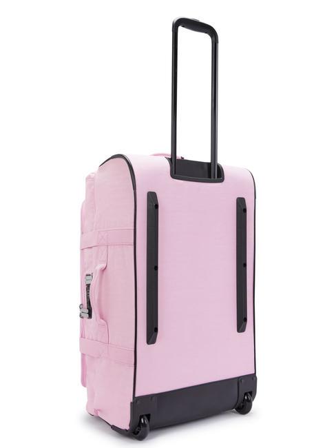AVIANA M Medium size trolley blooming pink - Semi-rigid Trolley Cases
