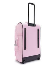 KIPLING AVIANA M Medium size trolley blooming pink - Semi-rigid Trolley Cases - 5