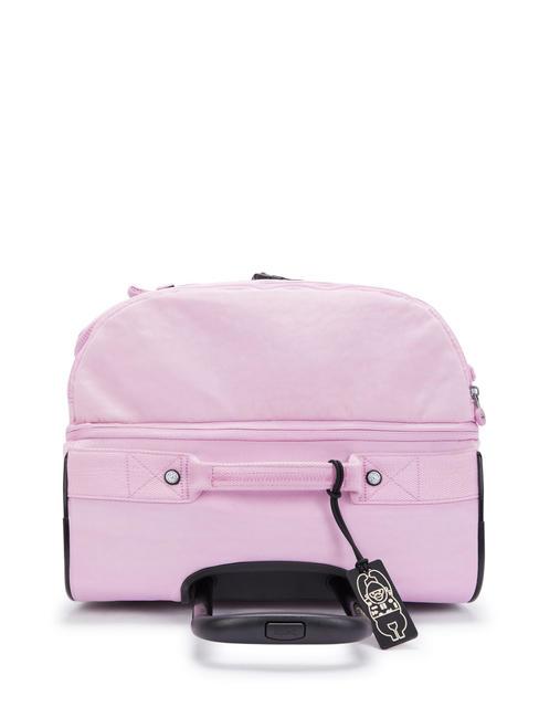AVIANA M Medium size trolley blooming pink - Semi-rigid Trolley Cases