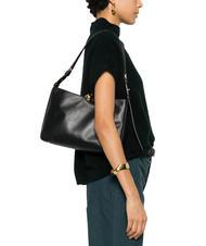 FURLA SFERA SOFT  Leather shoulder bag Black - Women’s Bags - 5