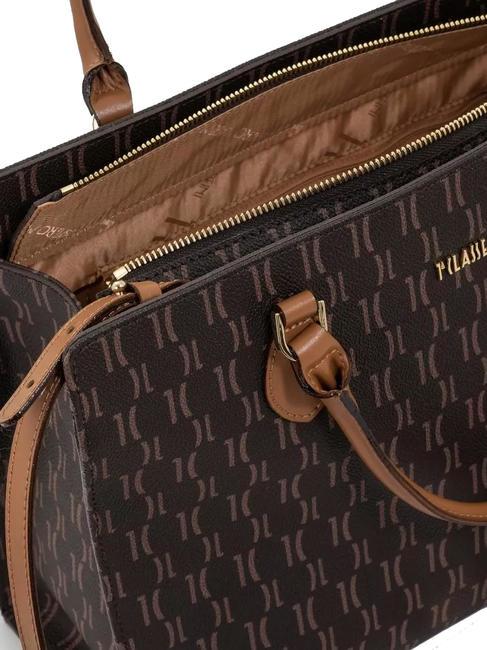 MONOGRAM Lock Handbag, with shoulder strap dark - Women’s Bags