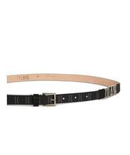 ALVIERO MARTINI PRIMA CLASSE MONOGRAM  Belt Made in Italy Black - Belts - 2