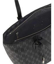 ALVIERO MARTINI PRIMA CLASSE MONOGRAM Shoulder Shopping Bag Black - Women’s Bags - 4