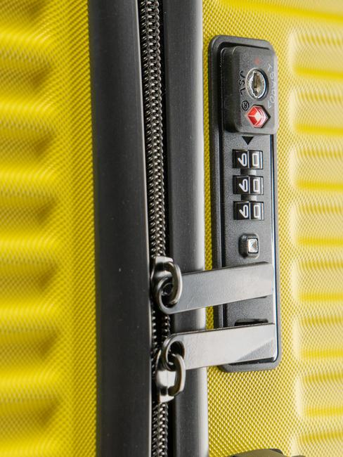 ADVENTURE Large size trolley yellow - Rigid Trolley Cases