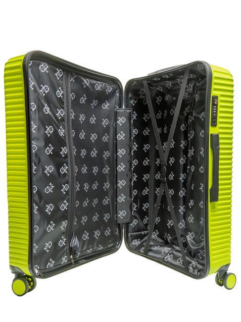 ADVENTURE Large size trolley acid green - Rigid Trolley Cases