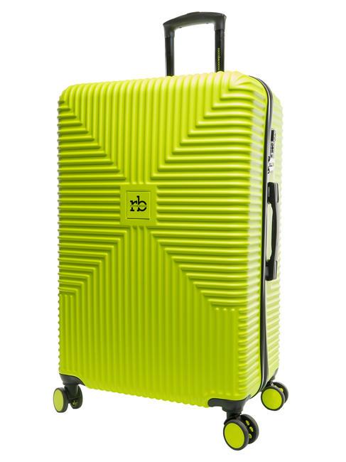 ADVENTURE Large size trolley acid green - Rigid Trolley Cases