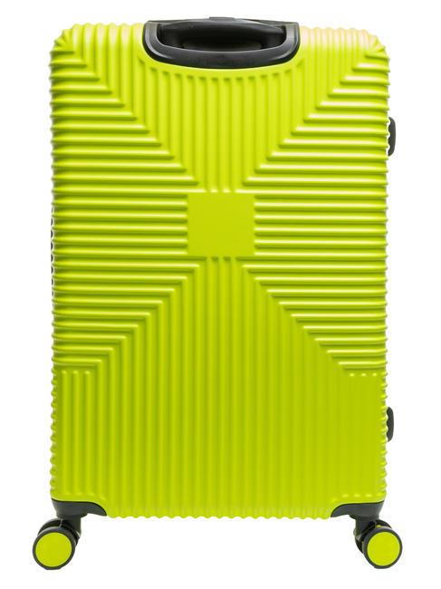 ADVENTURE Large size trolley acid green - Rigid Trolley Cases