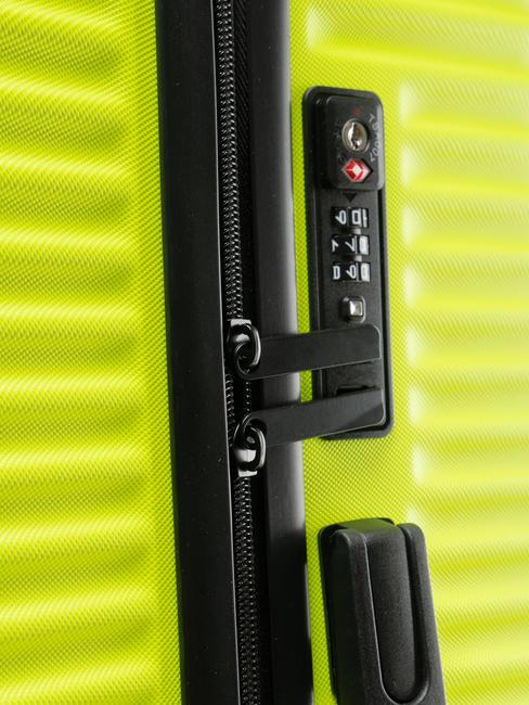 ADVENTURE Large size trolley acid green - Rigid Trolley Cases