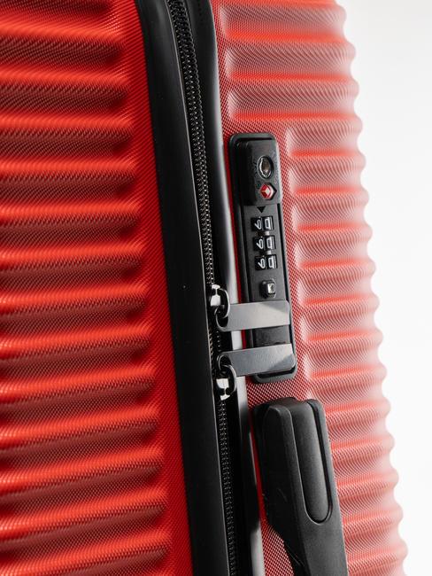 ADVENTURE Medium size trolley red - Rigid Trolley Cases