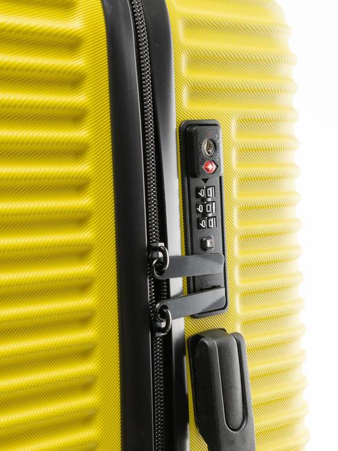 ADVENTURE Medium size trolley yellow - Rigid Trolley Cases