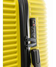 ROCCOBAROCCO ADVENTURE Medium size trolley yellow - Rigid Trolley Cases - 5