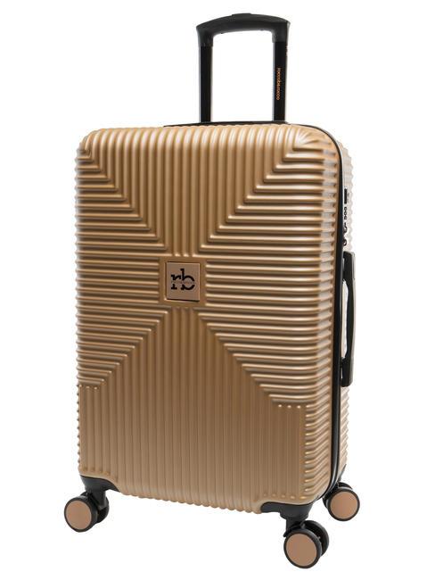 ADVENTURE Medium size trolley gold - Rigid Trolley Cases