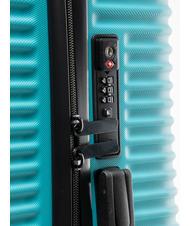 ROCCOBAROCCO ADVENTURE Medium size trolley surf blue - Rigid Trolley Cases - 5