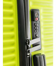 ROCCOBAROCCO ADVENTURE Medium size trolley acid green - Rigid Trolley Cases - 4