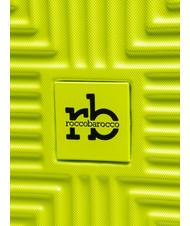 ROCCOBAROCCO ADVENTURE Medium size trolley acid green - Rigid Trolley Cases - 6
