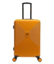 ROCCOBAROCCO ADVENTURE Set of 3 cabin trolleys, medium, large orange - Trolley Set - 2