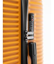 ROCCOBAROCCO ADVENTURE Set of 3 cabin trolleys, medium, large orange - Trolley Set - 7