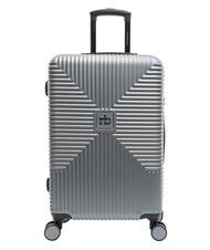 ROCCOBAROCCO ADVENTURE Set of 3 cabin trolleys, medium, large middle grey - Trolley Set - 3