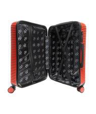 ROCCOBAROCCO ADVENTURE Set of 3 cabin trolleys, medium, large red - Trolley Set - 5