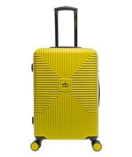 ROCCOBAROCCO ADVENTURE Set of 3 cabin trolleys, medium, large yellow - Trolley Set - 3