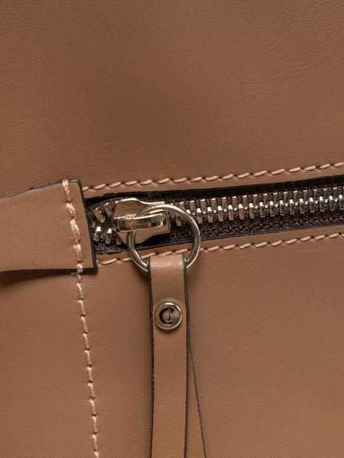 SMOOTH  Leather backpack powder - Women’s Bags