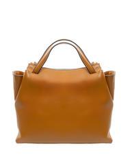 GIANNI CHIARINI ORIGAMI Handbag, with shoulder strap, in leather tan - Women’s Bags - 3
