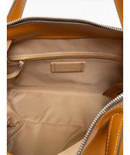 GIANNI CHIARINI ORIGAMI Handbag, with shoulder strap, in leather tan - Women’s Bags - 5