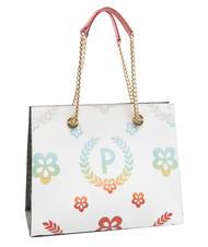 POLLINI HERITAGE  Shopping bag with all over print BLACK FUXY - Women&rsquo;s Bags - 2