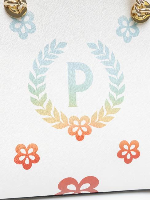 HERITAGE  Shopping bag with all over print BLACK FUXY - Women&rsquo;s Bags