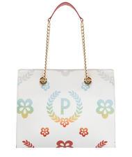 POLLINI HERITAGE  Shopping bag with all over print BLACK FUXY - Women&rsquo;s Bags - 4