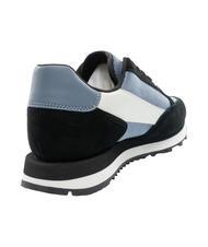ARMANI EXCHANGE OSAKA Sneakers Man black+blue - Men’s shoes - 4