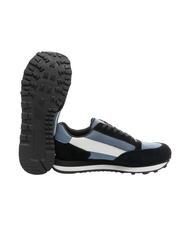 ARMANI EXCHANGE OSAKA Sneakers Man black+blue - Men’s shoes - 5