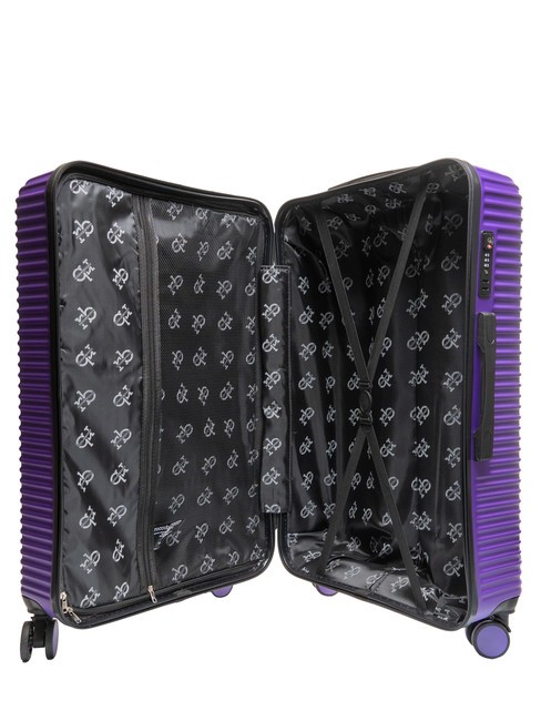 ADVENTURE Large size trolley purple - Rigid Trolley Cases