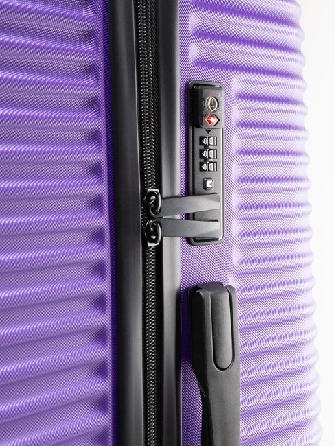 ADVENTURE Large size trolley purple - Rigid Trolley Cases