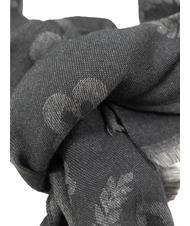 POLLINI JAQUARD Made in Italy Scarf black - Scarves - 4