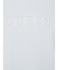 GUESS FINCH TERRY Sweatshirt oversize with pocket and hood salt white multi - Sweatshirts - 3