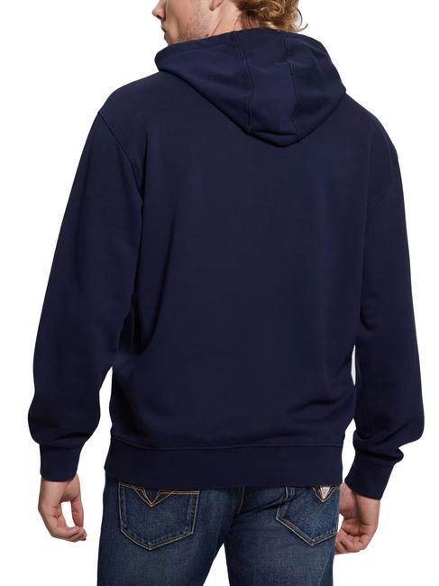 FINCH TERRY Sweatshirt oversize with pocket and hood smart blue multi - Sweatshirts
