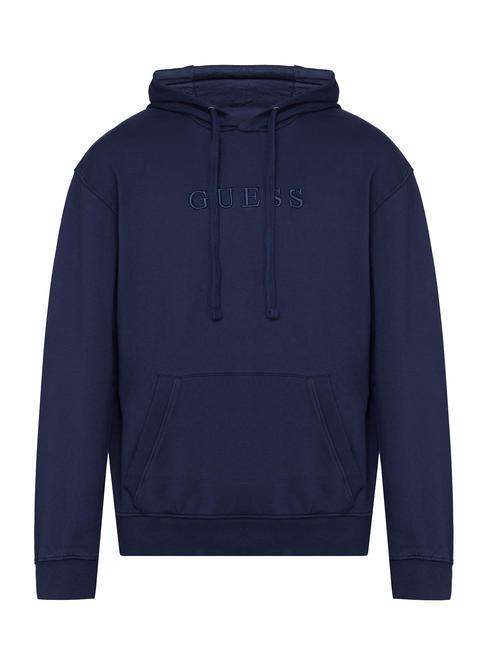 FINCH TERRY Sweatshirt oversize with pocket and hood smart blue multi - Sweatshirts