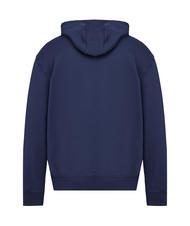 GUESS FINCH TERRY Sweatshirt oversize with pocket and hood smart blue multi - Sweatshirts - 4