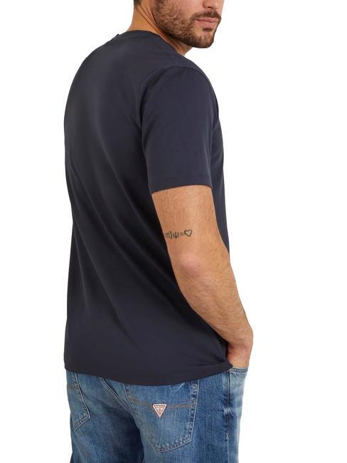 BASIC PIMA Stretch cotton T-shirt smartblue - T-shirt
