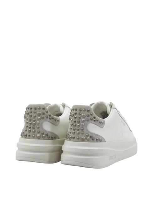 ELBINA Leather sneakers with studs WHITE / YES - Women’s shoes