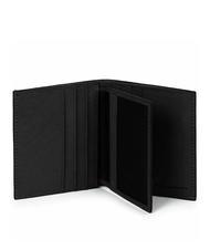 PIQUADRO BLACK SQUARE  Vertical leather wallet black - Men&rsquo;s Wallets - 3