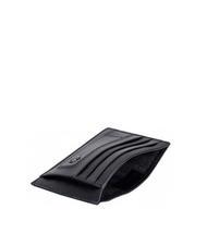 PIQUADRO BLACK SQUARE Flat leather card holder black - Men&rsquo;s Wallets - 3