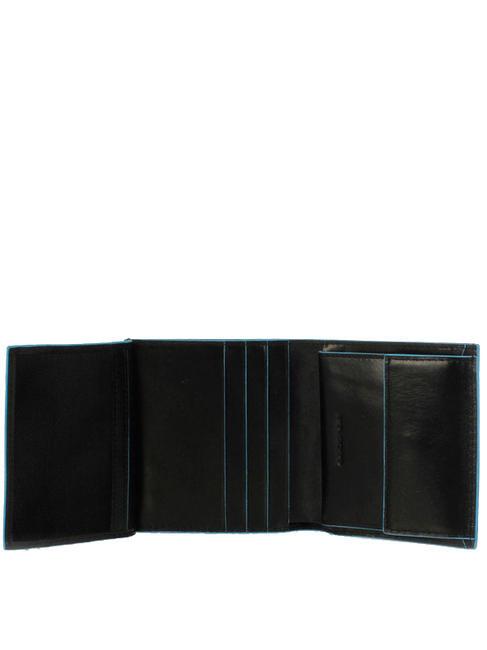 BLUE SQUARE  Leather wallet with metal logo black - Men&rsquo;s Wallets